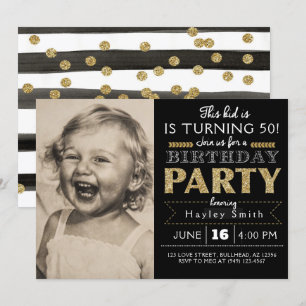 Convite Este garoto está transformando QUALQUER AGE Adult