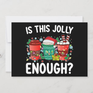 Convite Este Natal Jolly Chega De Papais noeis Engraçadas