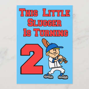 Convite Este Pequeno Tampão Está Virando 2 Tema De Baseb