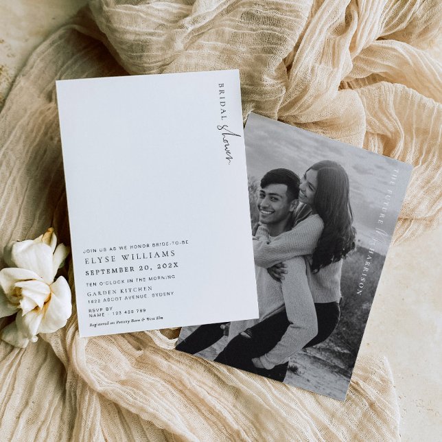 Convite Estelle Minimalist Chá de panela (Criador carregado)