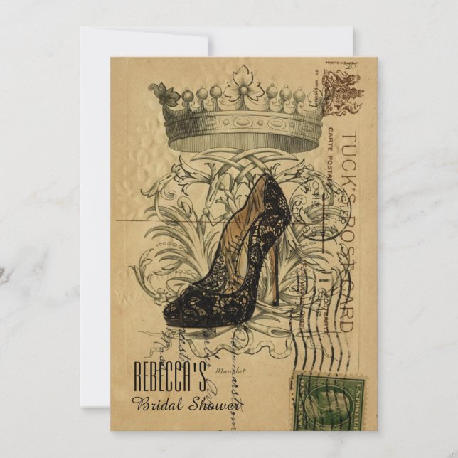 Convite estereótipos botânicos franceses (Frente)