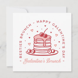 Convite Estética de coquetel do dia de Galentine