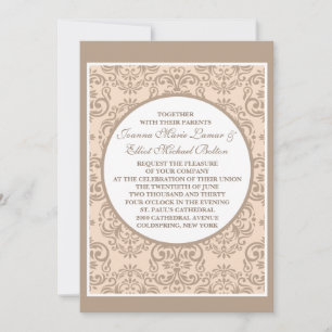 Convite Estilo Damask
