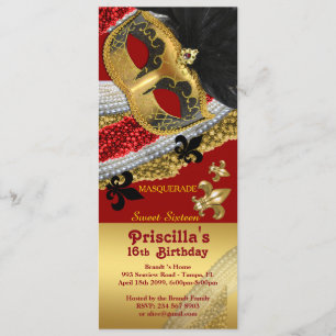 Convite "Estilo de Bilhete de Convite", "Aniversário Doce 