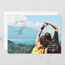 Estilo de Manuscrito De Chic Casual Salvar O Cartã