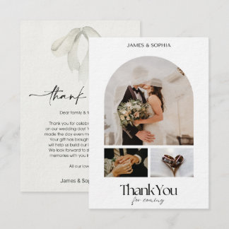 Convite Estilo de Roteiro Amor Coração Casamento Obrigado