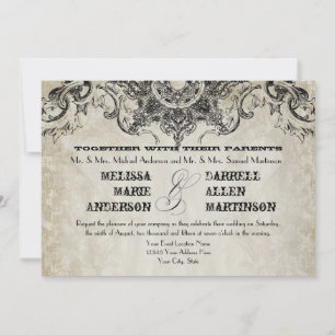 Convite Estilo de Tipografia Engravernas Fontes Desenrola