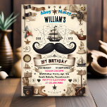 Convite Estilo Entregar Kids Legal Sinalizador primeiro an<br><div class="desc">Vire em estilo com nosso "Style Ship Kids Legal Flag Boat Pirate primeiro aniversario Invitation!" Esta design náutica traz a aventura do alto mar para a sua pequena comemoração de aniversário. Adorado com um navio legal, bandeiras e um toque de talento pirata, este convite promete um dia cheio de entusiasmo...</div>