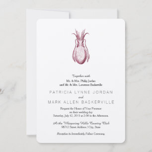 Convite Estilo Letterpress De Tuttlefish