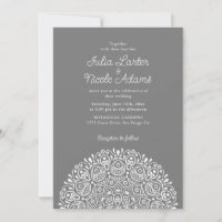 Estilo Mandala de Casamento Clássico Ornamentado A
