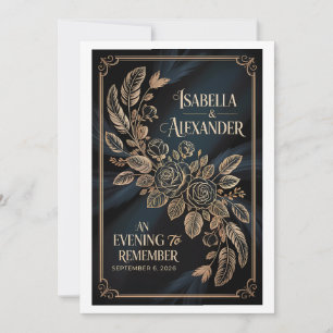 Convite [Estilo] Placa de Boas-Vindas de Casamento [Flor/T