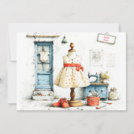 Convite Estilo Preto e Branco do Atelier do primeiro anive