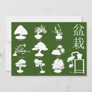 Convite Estilos Básicos da Árvore Bonsai 10
