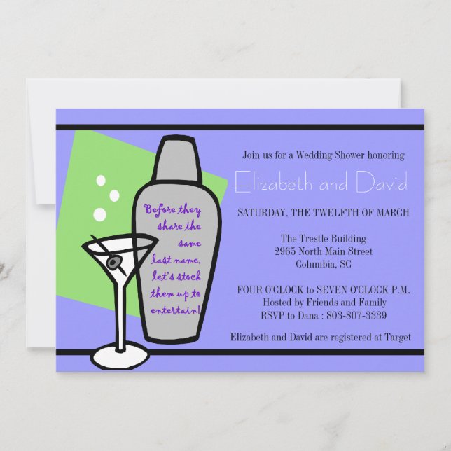 Convite Estoque o chá do bar (Frente)