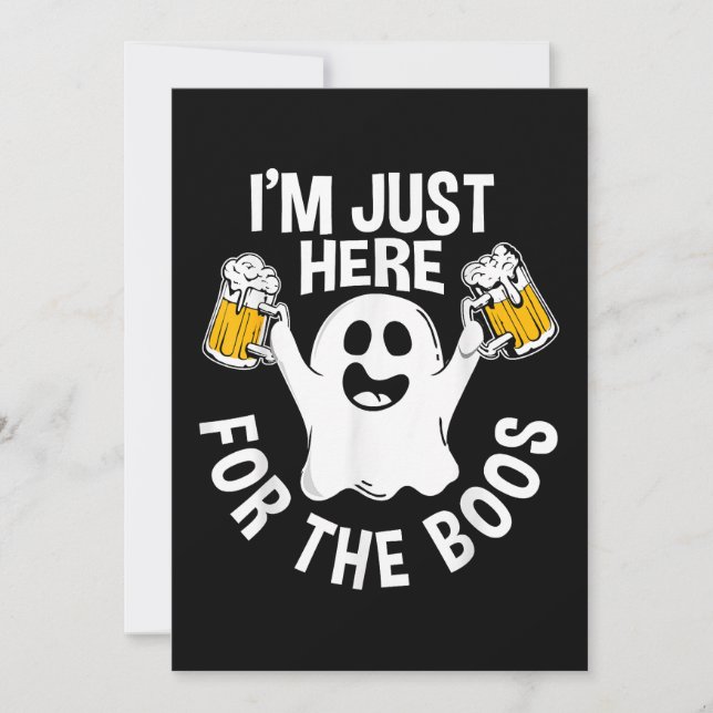 Convite Estou Aqui Só Para Vaias (Frente)