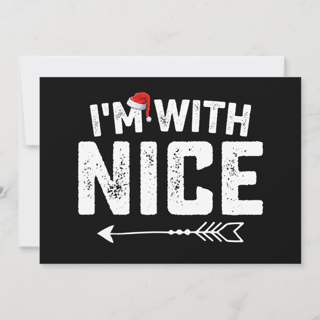 Convite Estou com a família de Casais de Natal. (Frente)