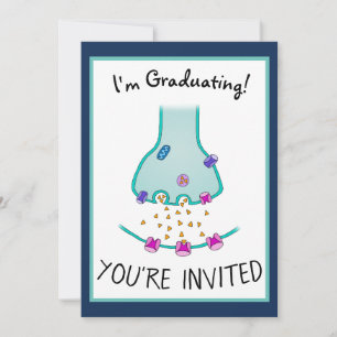 Convite Estou Pensando Neurônio Sinapse