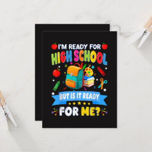Convite Estou Pronto Para o Ensino Médio Mas Ele Está Pron