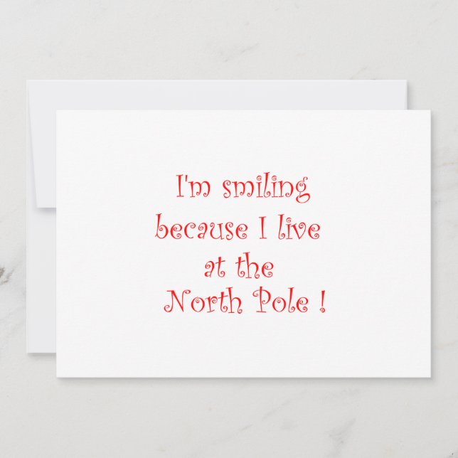 Convite Estou sorrindo porque... (Frente)