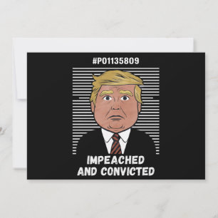 Convite Estou votando no réu condenado pró Trump 2024