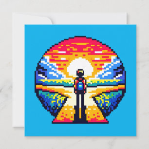 Convite Estradas Cruzadas da Vida Pixelada