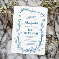 Estrela Botânica Delicada de David Bar Bat Mitzvah