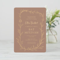 Estrela Botânica Delicada de David Bar Bat Mitzvah