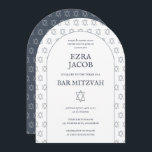 Convite Estrela de David Custom B'nai Bat Bar Mitzvah Arch<br><div class="desc">Cartão perfeito para anunciar um bar mitzvah, bat mitzvah ou outra celebração judaica! Mão fez arte para você! TOTALMENTE PERSONALIZÁVEL! Clique em "Personalizar" acima para editar o texto. Clique em "editar usando a ferramenta design" para ajustar as fontes, as cores e os posicionamentos e para excluir o design do verso,...</div>