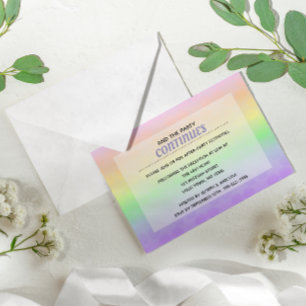 Convite Estrela de David Pastel Ombre Bat Mitzvah Após Fe