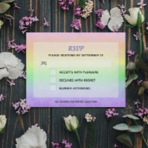 Estrela de David Pastel Ombre Bat Mitzvah RSVP