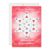 Estrela de Hanukkah e Flocos de Neve Celebram Verm