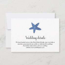 Convite Estrela do mar | Pormenores sobre Casamentos no Oc