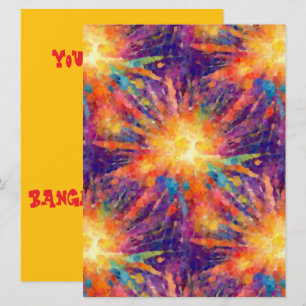 Convite Estrela Explosiva