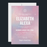 Convite Estrela Moderna de Galáxia de David Bat Mitzvah<br><div class="desc">Estrela Moderna de Galáxia do Convite David Bat Mitzvah</div>