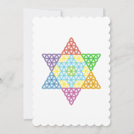 Convite Estrela Sagrada - Estrela Da Vida, 04/3D-CF.