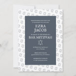 Convite Estrela Simples de David Personalizado B'nai Bat B<br><div class="desc">Cartão perfeito para anunciar um bar mitzvah, bat mitzvah ou outra celebração judaica! Mão fez arte para você! TOTALMENTE PERSONALIZÁVEL! Clique em "Personalizar" acima para editar o texto. Clique em "editar usando a ferramenta design" para ajustar as fontes, as cores e os posicionamentos e para excluir o design do verso,...</div>