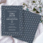 Convite Estrela Simples de David Personalizado B'nai Bat B<br><div class="desc">Cartão perfeito para anunciar um bar mitzvah, bat mitzvah ou outra celebração judaica! Mão fez arte para você! TOTALMENTE PERSONALIZÁVEL! Clique em "Personalizar" acima para editar o texto. Clique em "editar usando a ferramenta design" para ajustar as fontes, as cores e os posicionamentos e para excluir o design do verso,...</div>