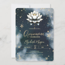 Estrelas Celestiais White Lotus Sky Quinceanera