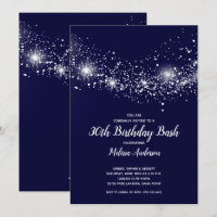 Estrelas de aniversário de 30 anos elegantes Marin