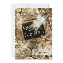 Estrelas de Hollywood negras douradas