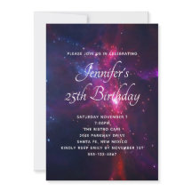 Estrelas do Espaço Cósmico e Festa de aniversário