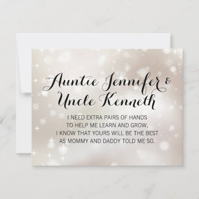 Convite Estrelas Douradas Você Será Minha Proposta De Padr (Frente)