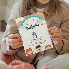 Convite Estrelas e Festa de Fotografias Personalizadas do 