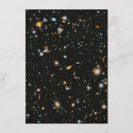 Convite Estrelas no espaço - campo ultra profundo de