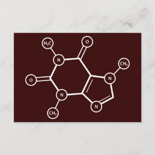 Convite Estrutura C8H10N4O2 molecular