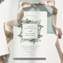 Convite Estufa | Casamento Botânico Elegante