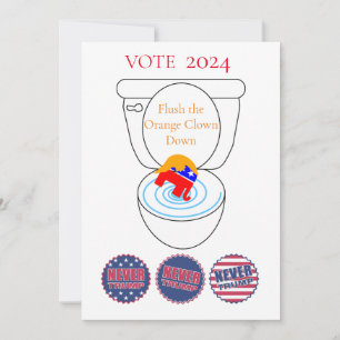 Convite Esvaziar O Palhaço Laranja Thunder_Cove