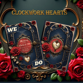 Convite Eternal Elegance – Clockwork Heart
