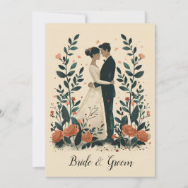 Convite Eternal Embrace Wedding