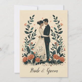 Convite Eternal Embrace Wedding